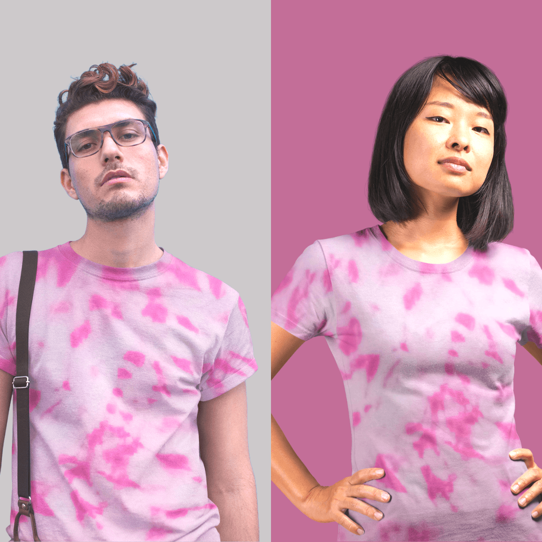 Cotton Candy Pink Tie Dye Unisex T-shirt
