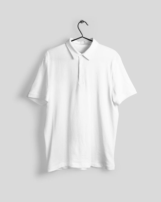White polo T-shirt