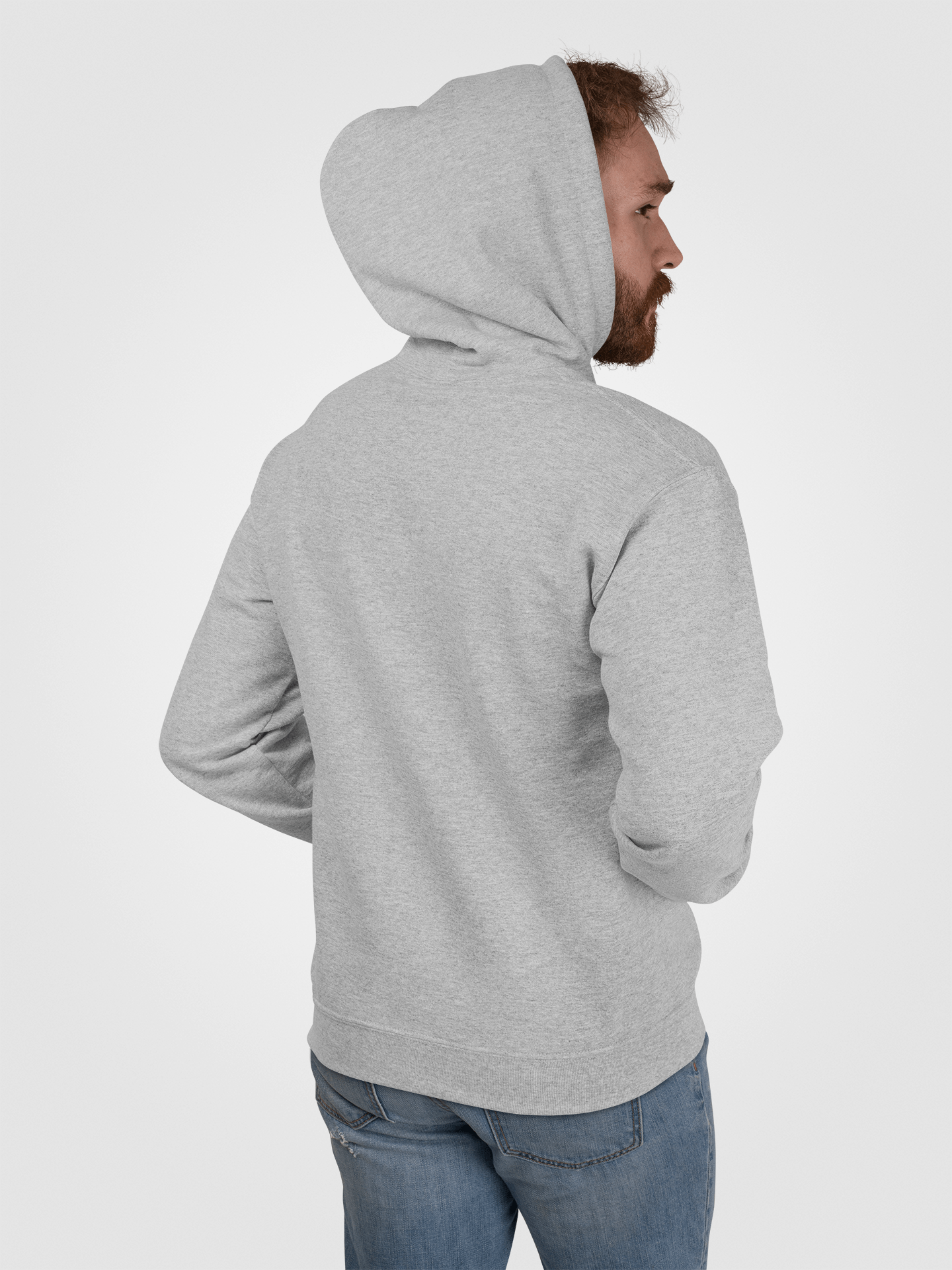 Plain Hoodie Light Gray