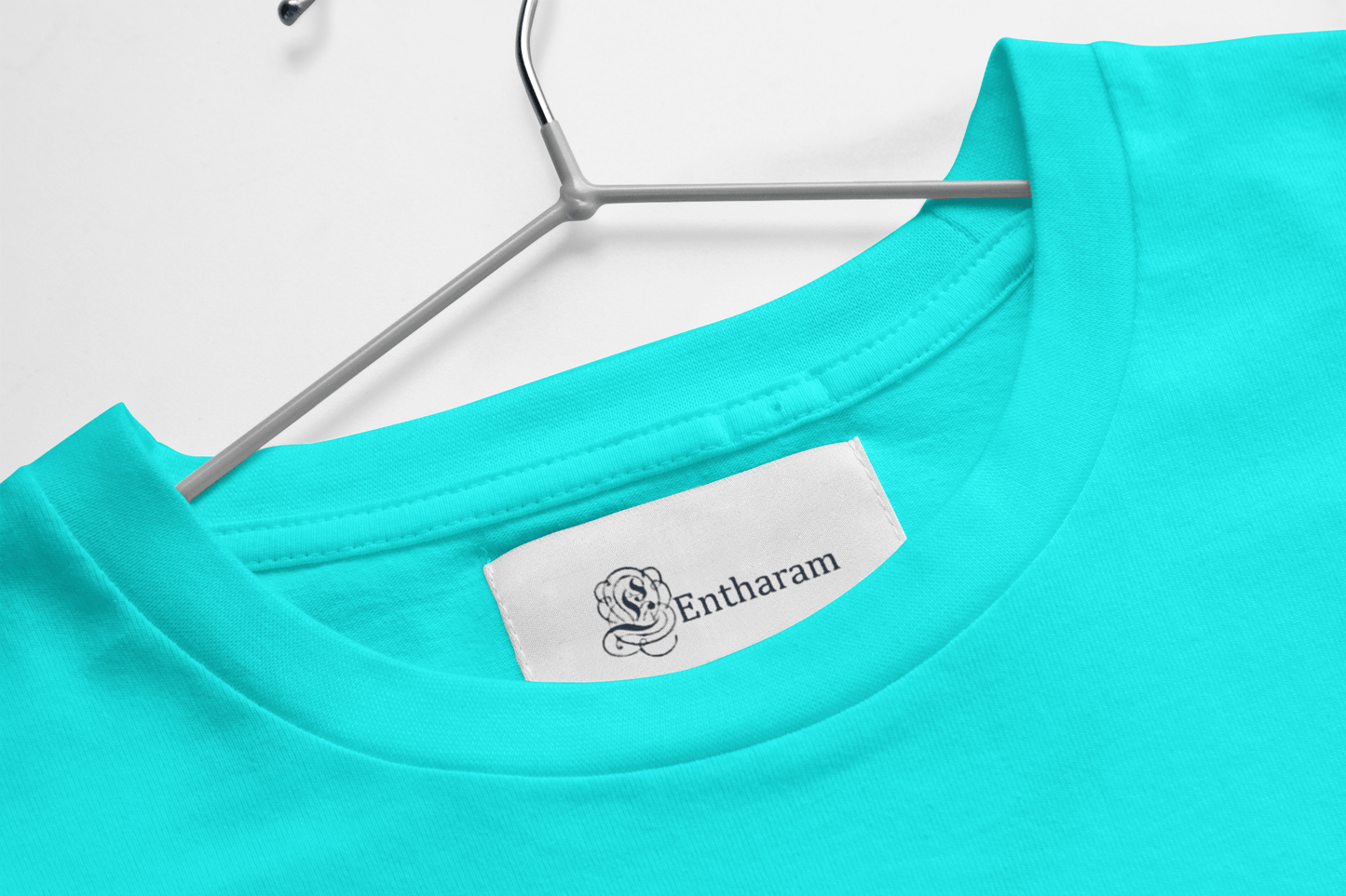 Plain Aqua Blue T-shirt