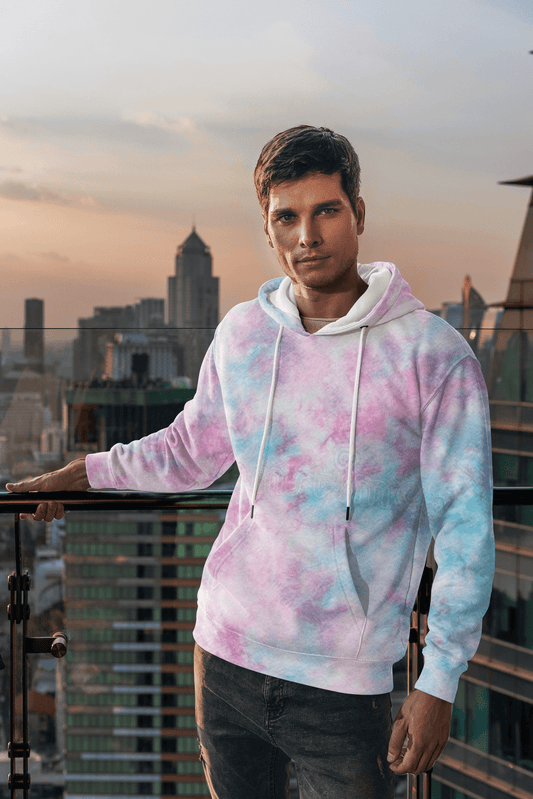 Blue And Pink Tie Dye