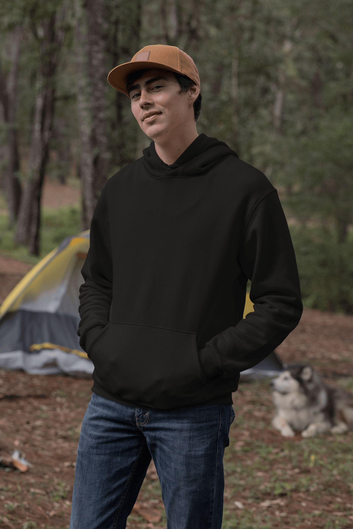 Plain Hoodie Black