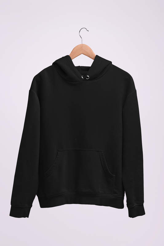 Plain Hoodie Black