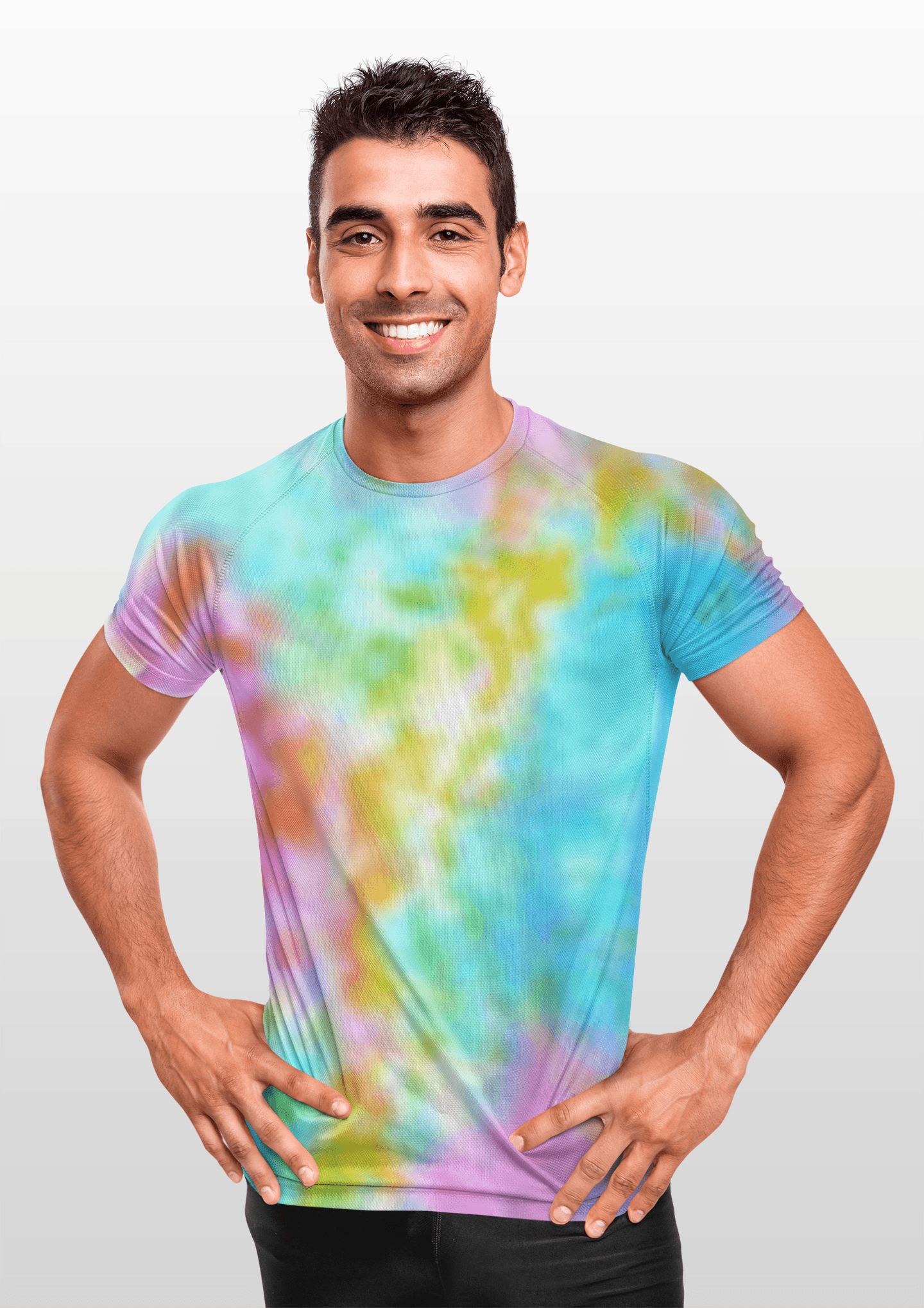 Multicolour Tie Dye Unisex T-shirt