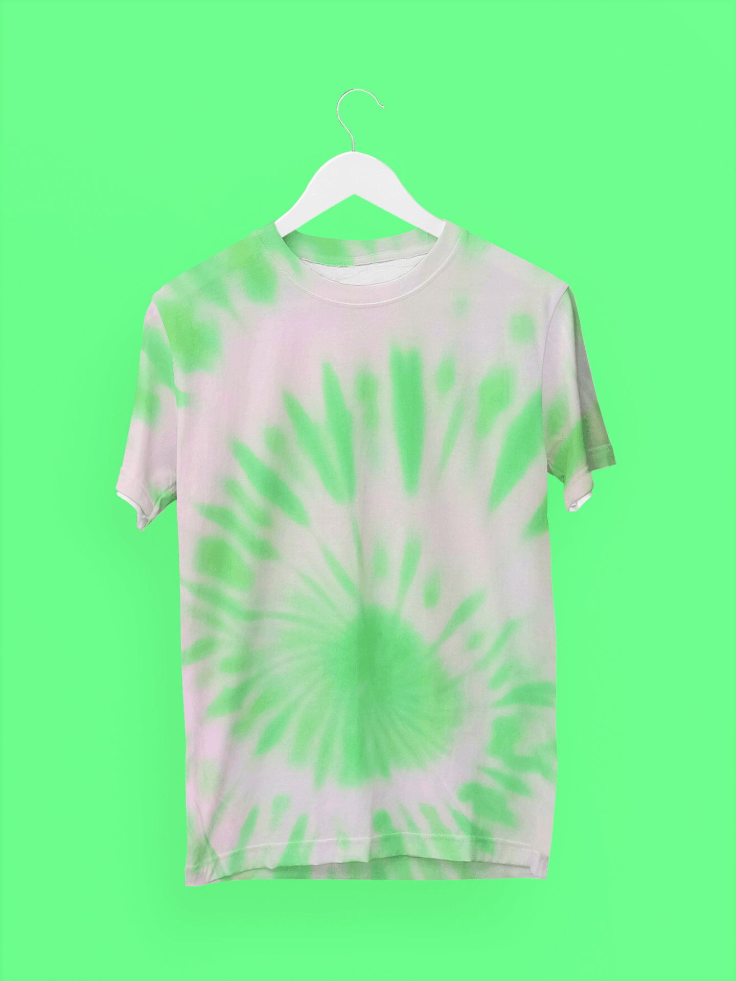 Grass Green Tie Dye Unisex T-shirt