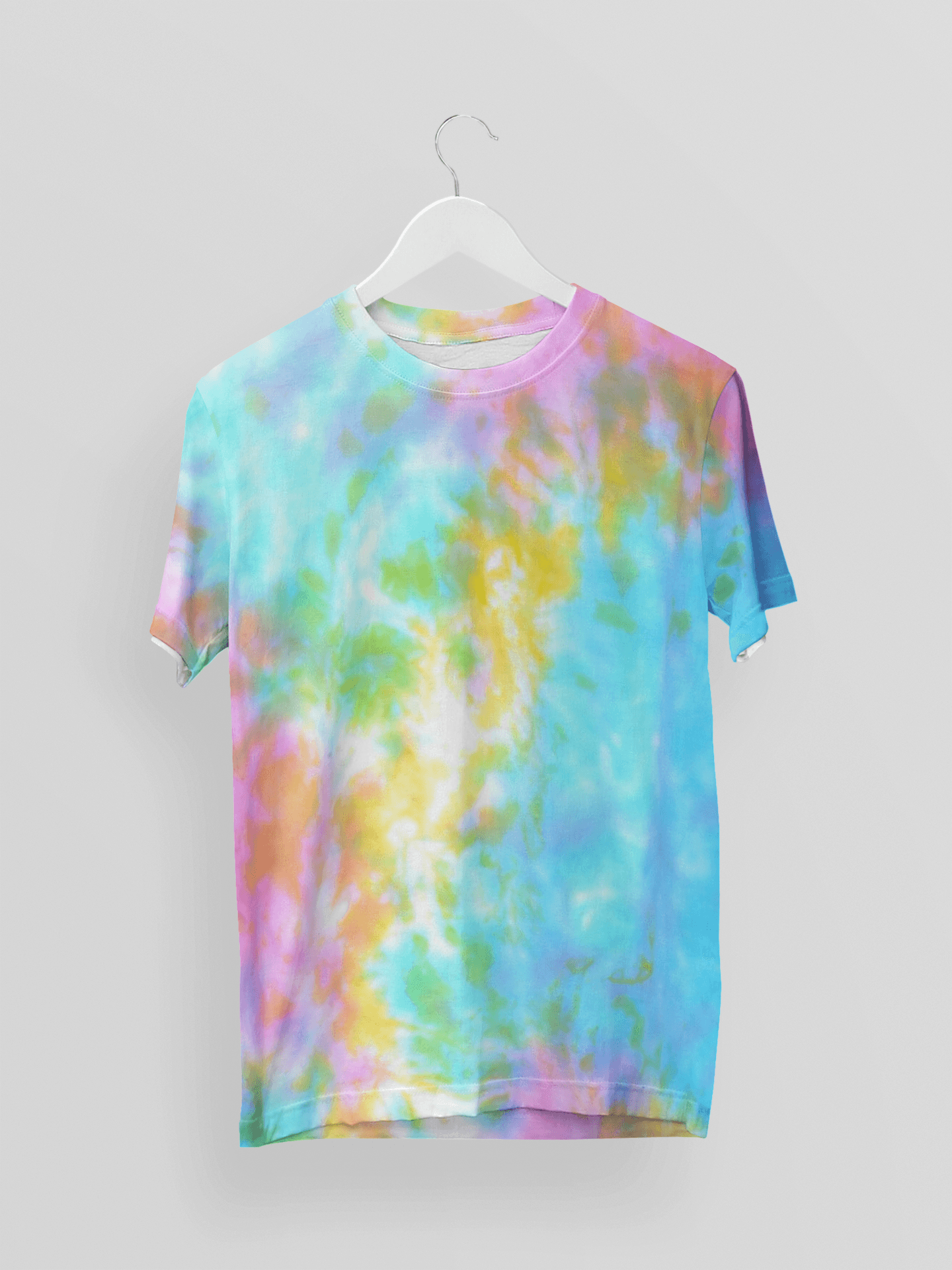 Multicolour Tie Dye Unisex T-shirt