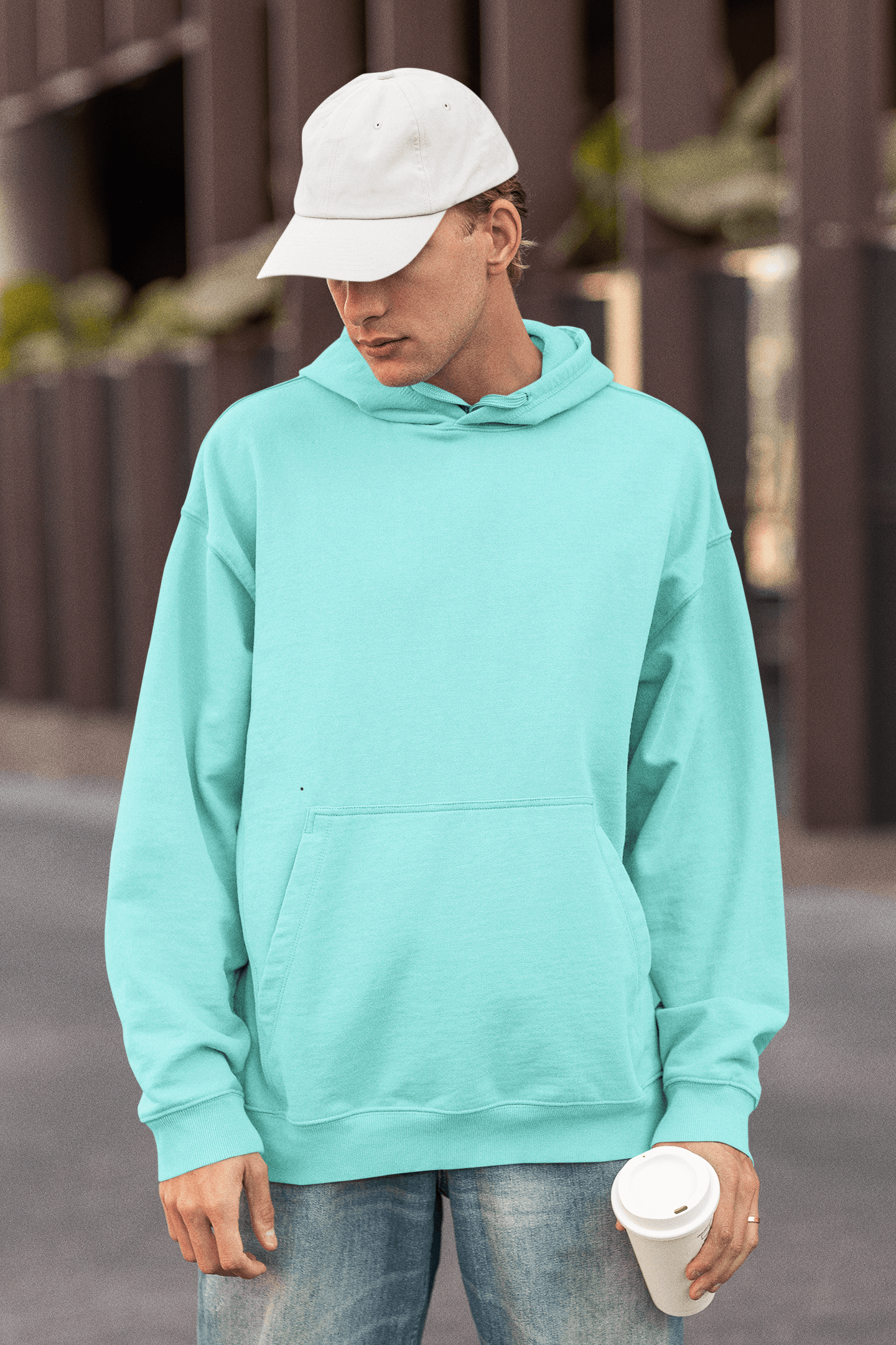 Plain Hoodie Sky Blue