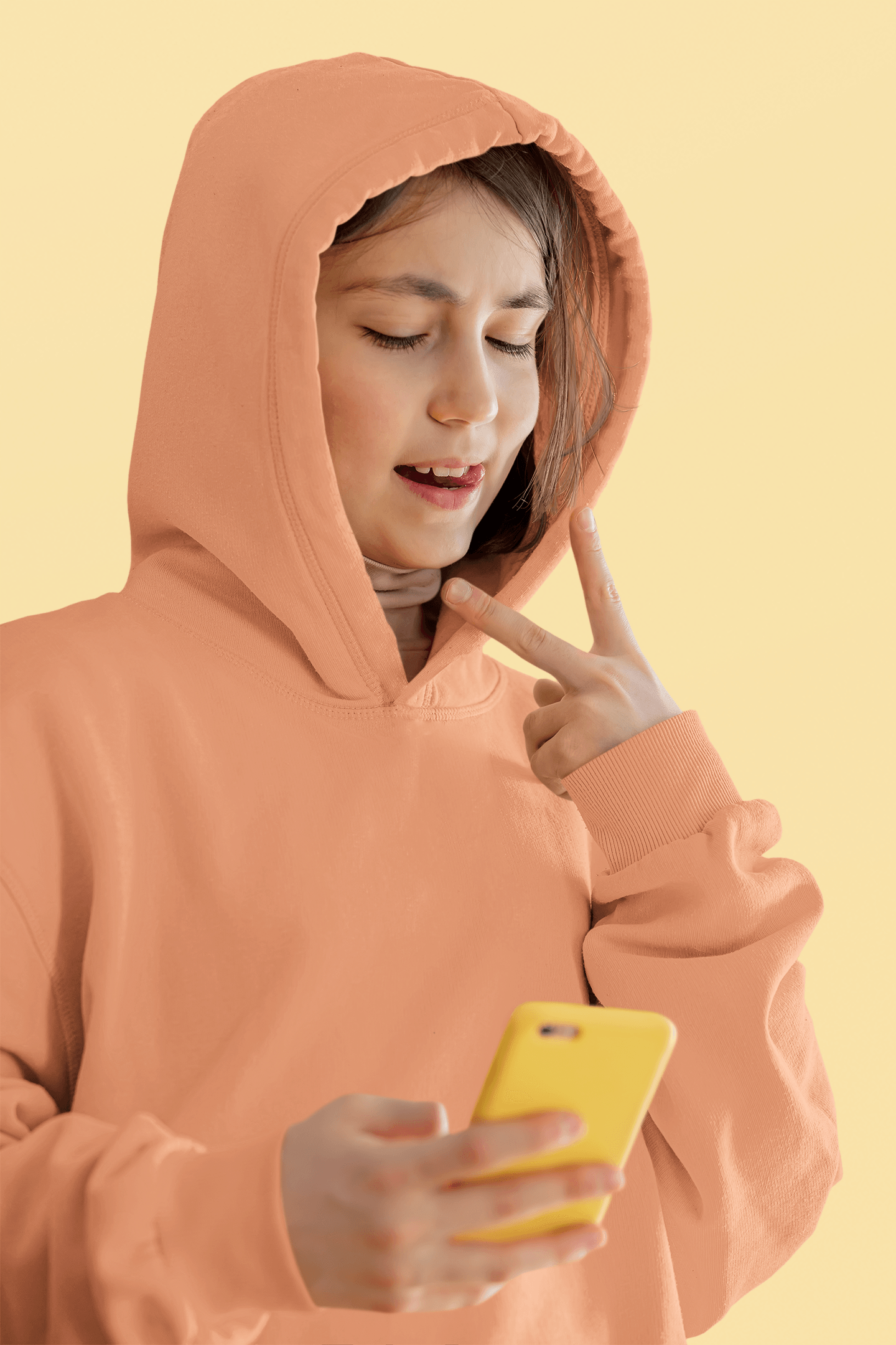 Peach Kids Hoodie