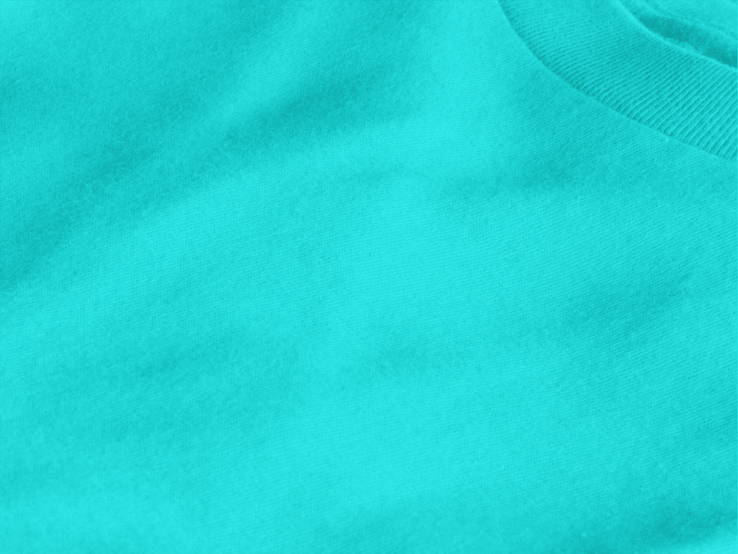 Plain Aqua Blue T-shirt