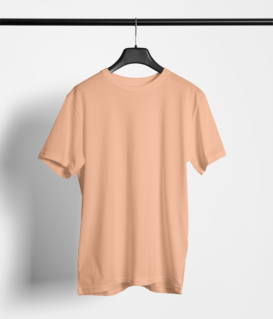 Peach Plain T-shirt