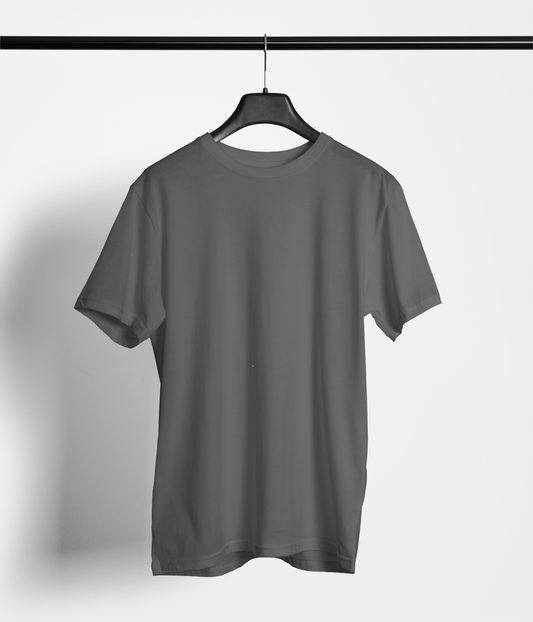 Plain Steel Grey T-shirt