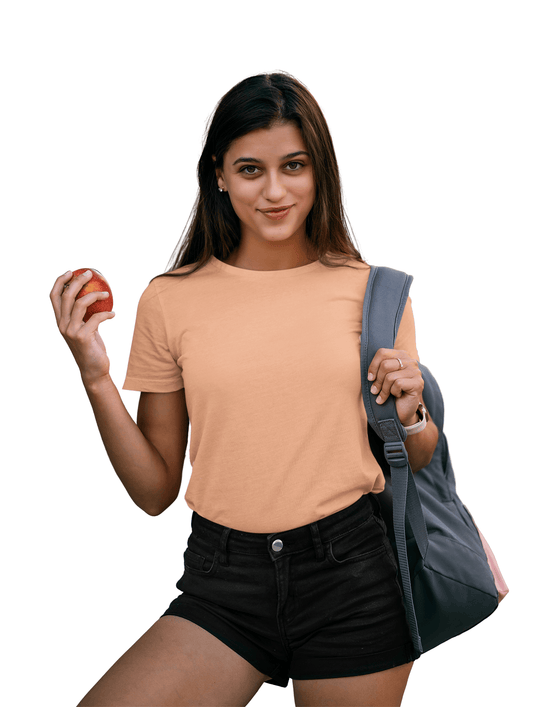 Plain Peach T-shirt